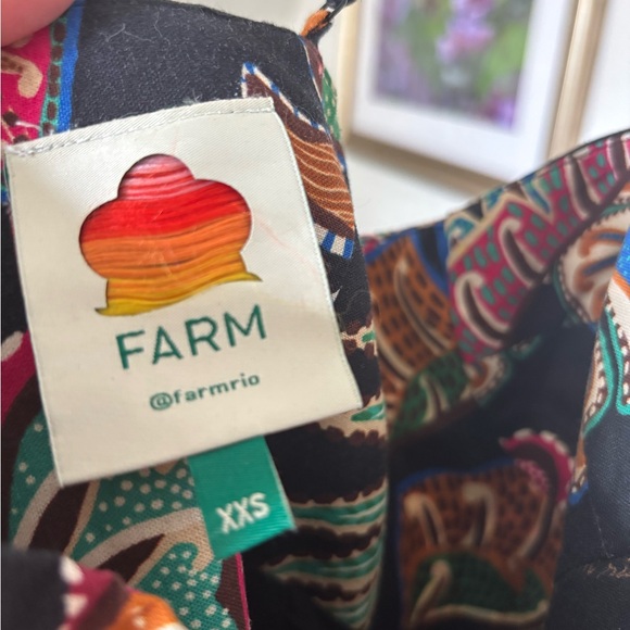 FARM Rio Leaf Patterned Mini Dress - Picture 5 of 6